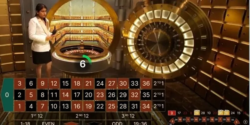Hệ thống bảo mật tại Roulette Hầm Vàng Livestream an toàn tuyệt đối
