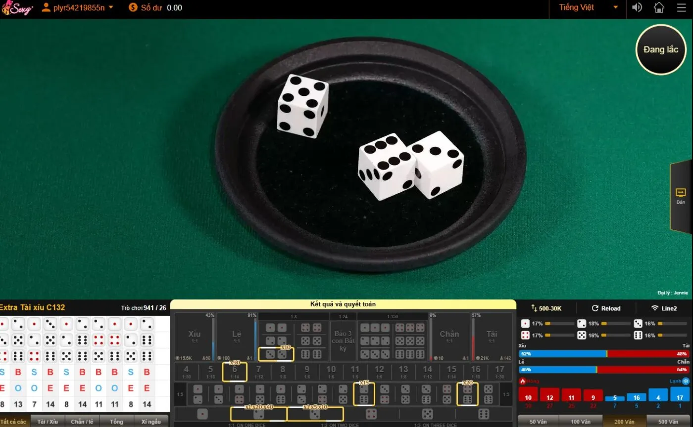 Tài xỉu livestream mang đến trải nghiệm chân thực